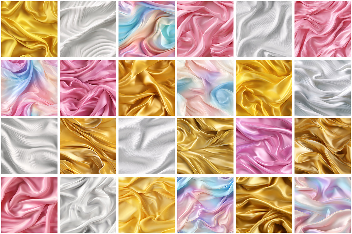 Silk Fabrics Seamless Pattern, a Pattern Graphic by Forhadx5 (Photo 3 of 6)