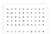 1000+ Minimalist Icons Bundle, an Outline Icon by P.F. Creative Lab (Thumbnail 8 of 9)