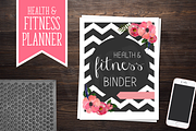 2021 Fitness & Health Planner, a Stationery Template by Genesis Printables (Thumbnail 1 of 2)