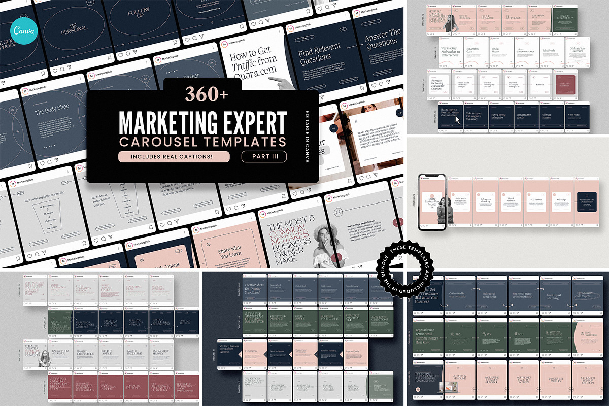 2100+ Marketing Social Media Bundle, a Social Media Template by AndrewPixel (Photo 5 of 9)