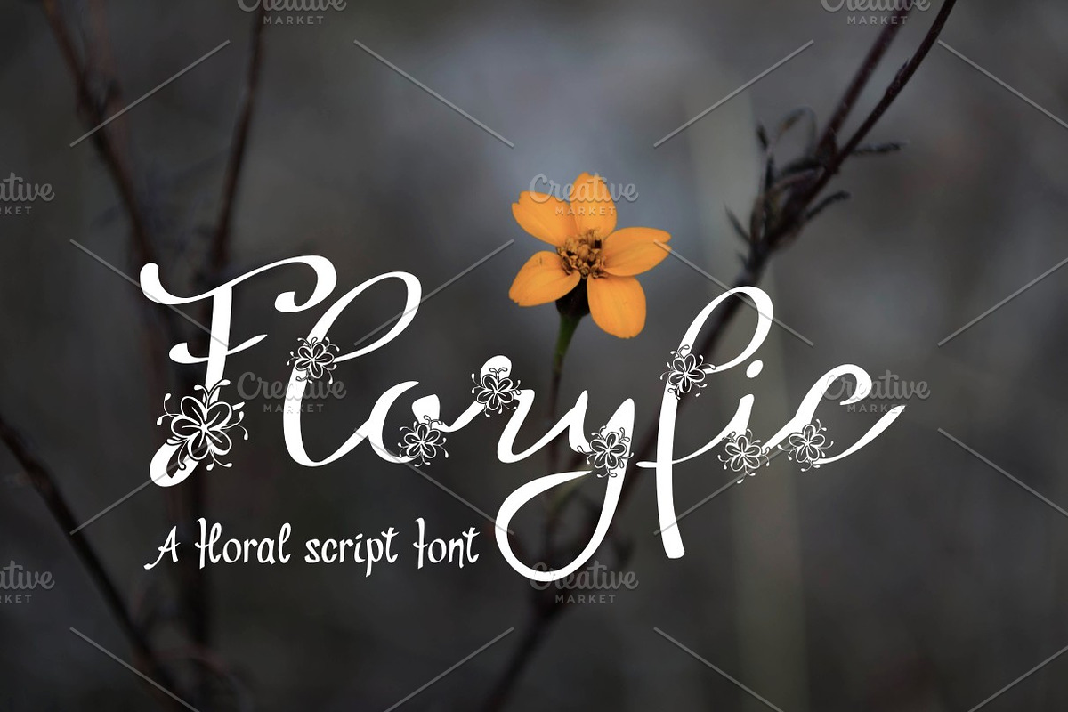 Floryfic Font preview 2
