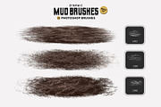 Mud Photoshop Brushes, a Brush Add-On by Mohamed Saber (Thumbnail 3 of 5)