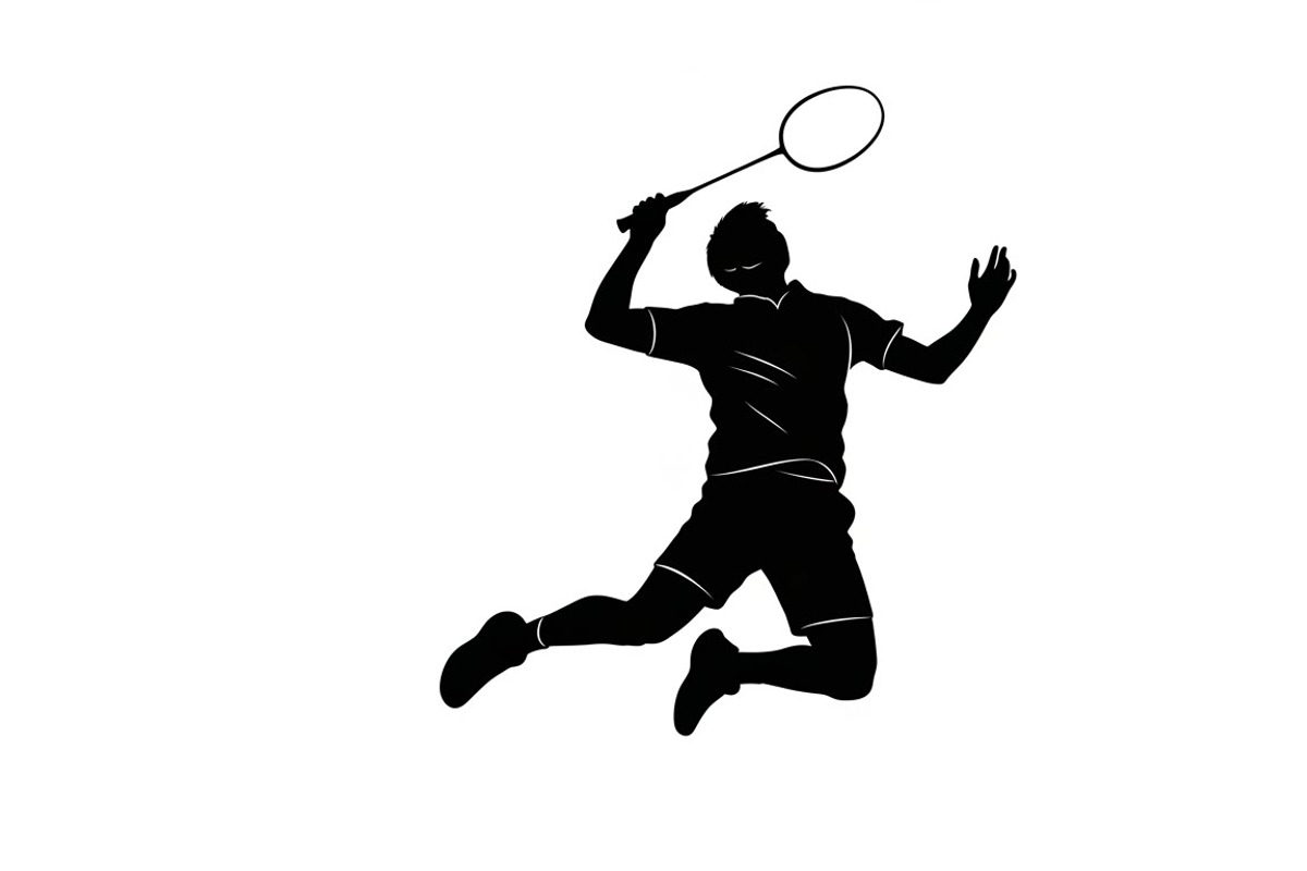 Badminton Smash Silhouettes, an Illustration by Amazin_art (Photo 14 of 31)