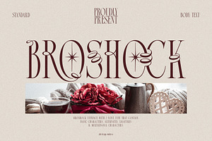 Broshock Typeface