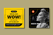 Modern Fashion Social Media Post, a Social Media Template by MightyDesign (Thumbnail 5 of 8)