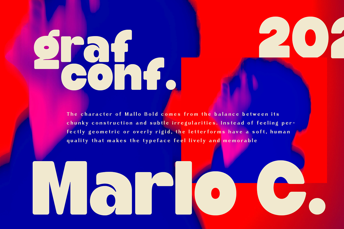 Mallo Bold – Chunky Display Typeface, a Sans Serif Font by roomspace creative lab (Photo 6 of 10)