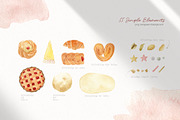 Baking at home - watercolor clipart, an Illustration by Julia M. Watercolor (Thumbnail 5 of 12)