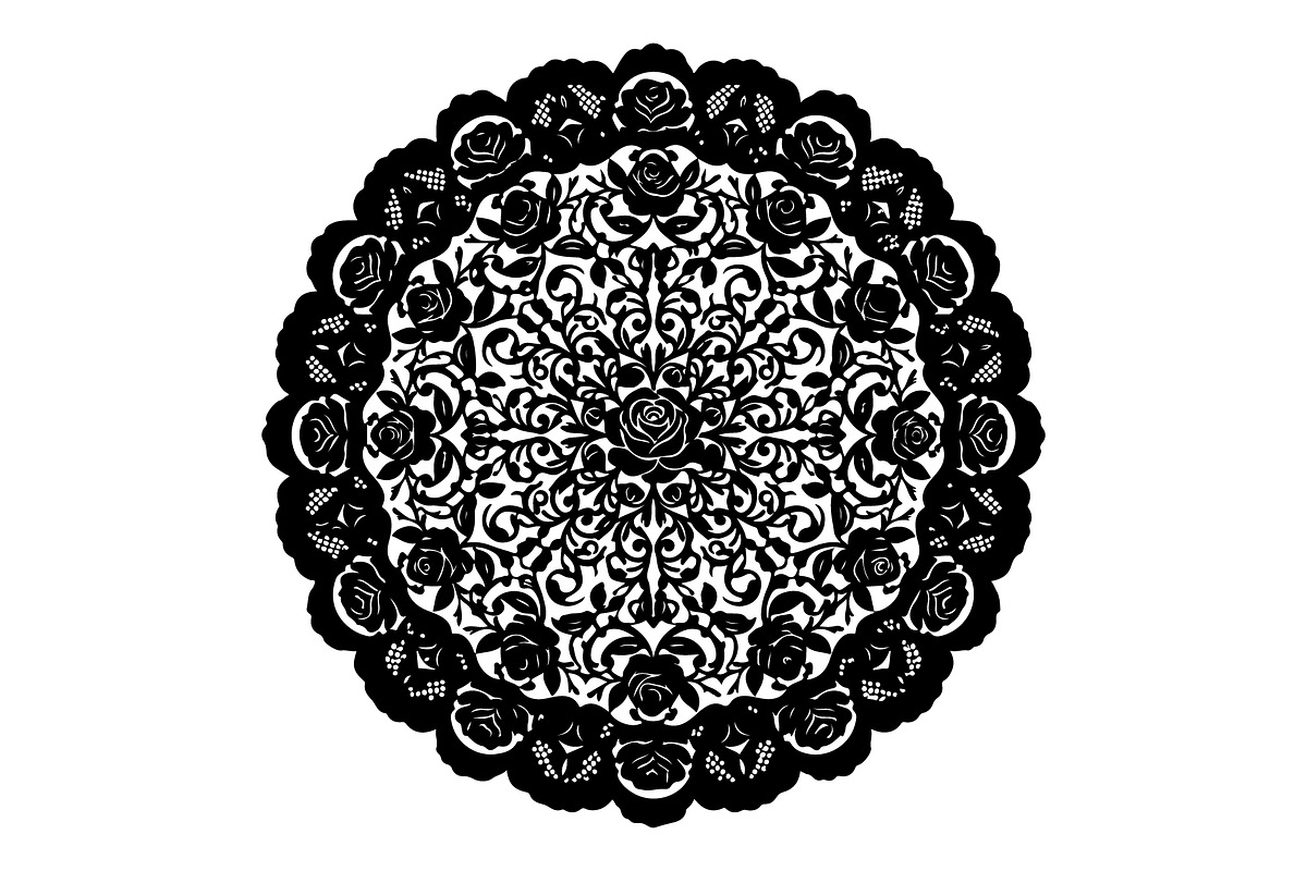 Decorative Floral Mandala, an Object Graphic by Gfx_Store (Photo 16 of 16)