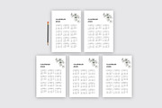 Calendar Template, a Stationery Template by Design Zone (Thumbnail 3 of 3)