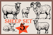 Farm animals collection, a Graphic by IPVector (Thumbnail 2 of 7)