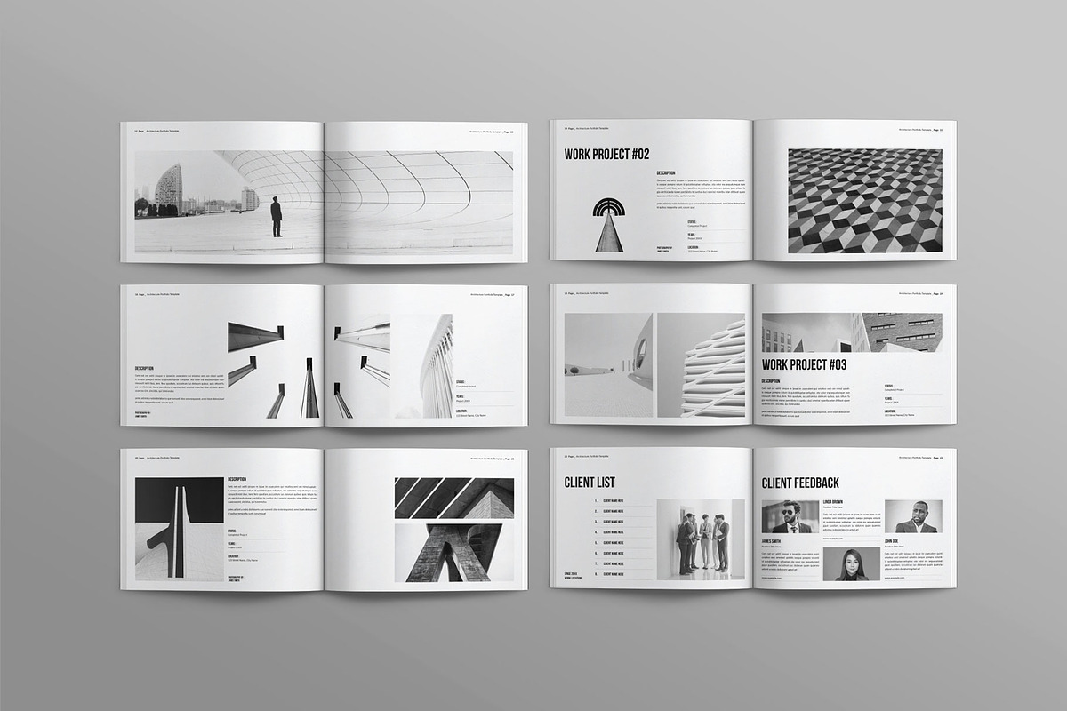 Architecture Portfolio Template Land, a Brochure Template by Work-Envance (Photo 10 of 10)