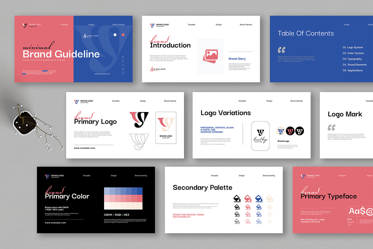 Brand Guideline Presentation Design