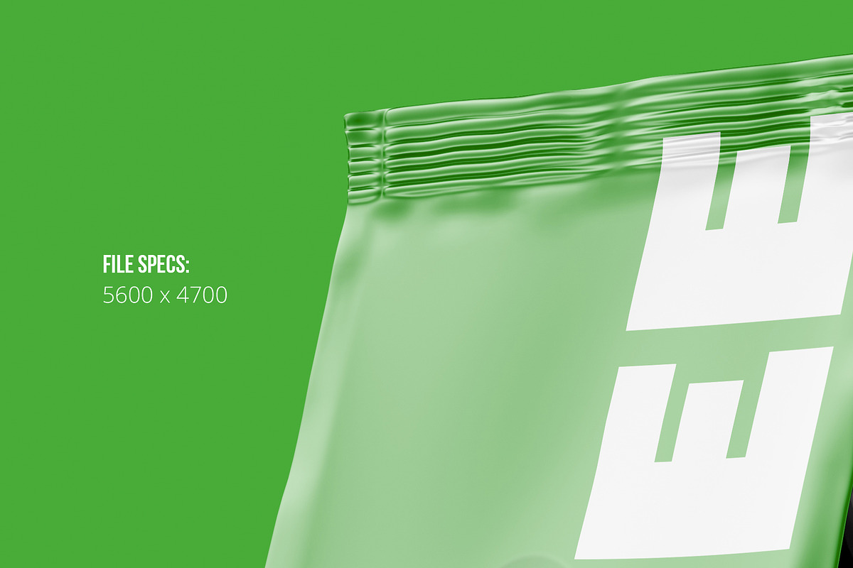 Coffee Pouch Half Side 3/4 Mockup, a Packaging Mockup by easymock (Photo 2 of 8)