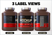 5lb Whey Protein Jar Mockup D1-Pro, a Packaging Mockup by Design Warlord (Thumbnail 6 of 16)