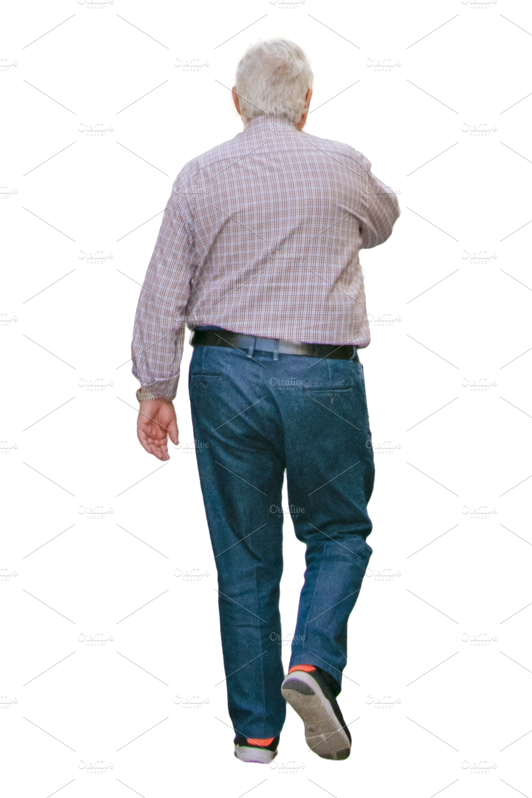 Isolated image of senior man, a Photo by DanFLCreativo