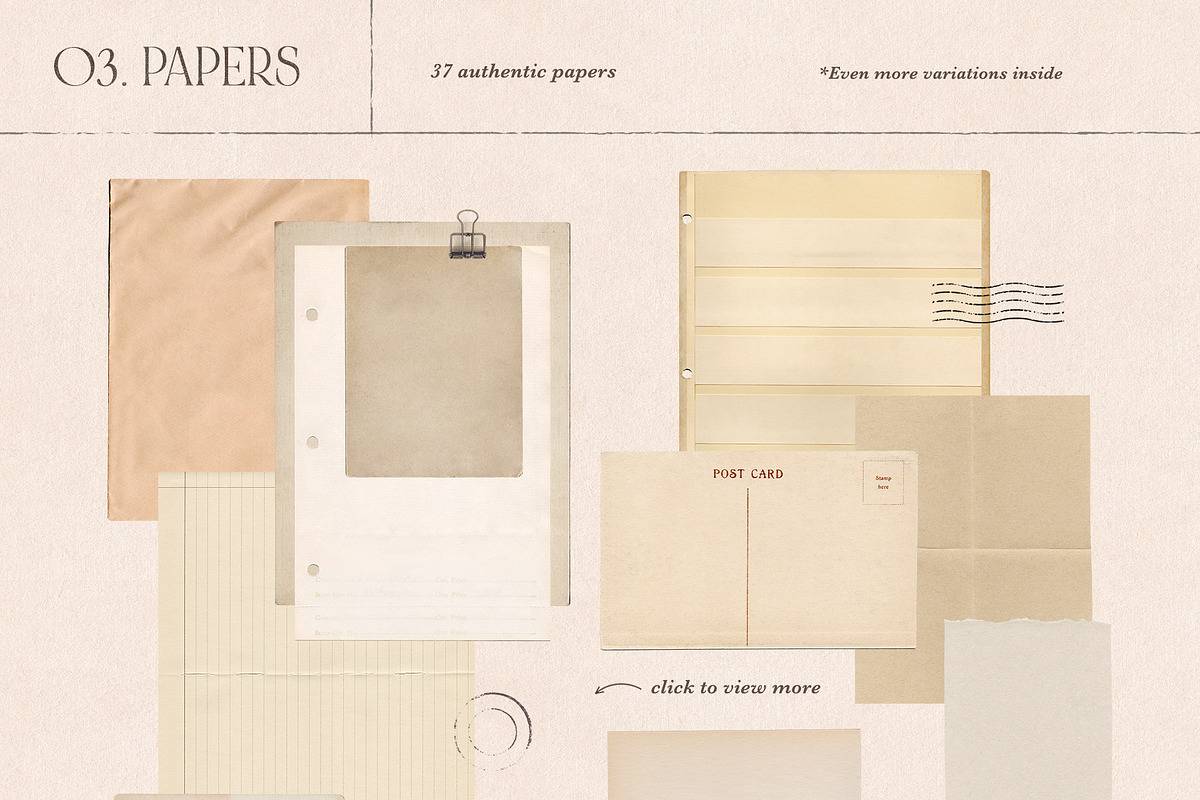 Paper Note—Nostalgic Design Toolkit, an Object Graphic by Basia Stryjecka (Photo 30 of 39)