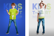 Mixed Kids T-Shirt PSD Mockups Vol5, a Shirt Mockup by Hi, Mock-Up! (Thumbnail 4 of 15)
