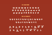 Ruihant | Retro Condensed Font, a Serif Font by twinstd (Thumbnail 9 of 12)