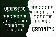 Wangor Asfrac - Modern Blackletter, a Blackletter Font by Dhabee (Thumbnail 4 of 15)