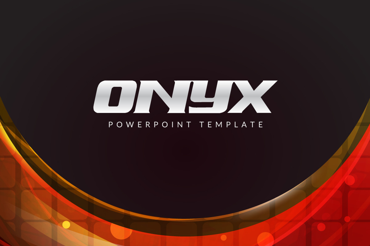 Onyx - PowerPoint Template, a Presentation Template by everslide (Photo 1 of 9)