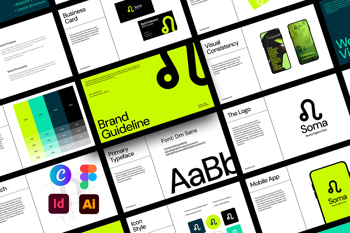 Soma | Bundle Brand Guidelines, a Presentation Template by Artisan Vibes (Photo 1 of 8)