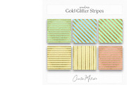 Gold Glitter Stripes Digital Paper, a Texture Graphic by Creative Matrix82 (Thumbnail 3 of 6)
