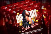 Birthday Party Flyer Template, a Templates & Theme by MithilaCreation (Thumbnail 5 of 5)