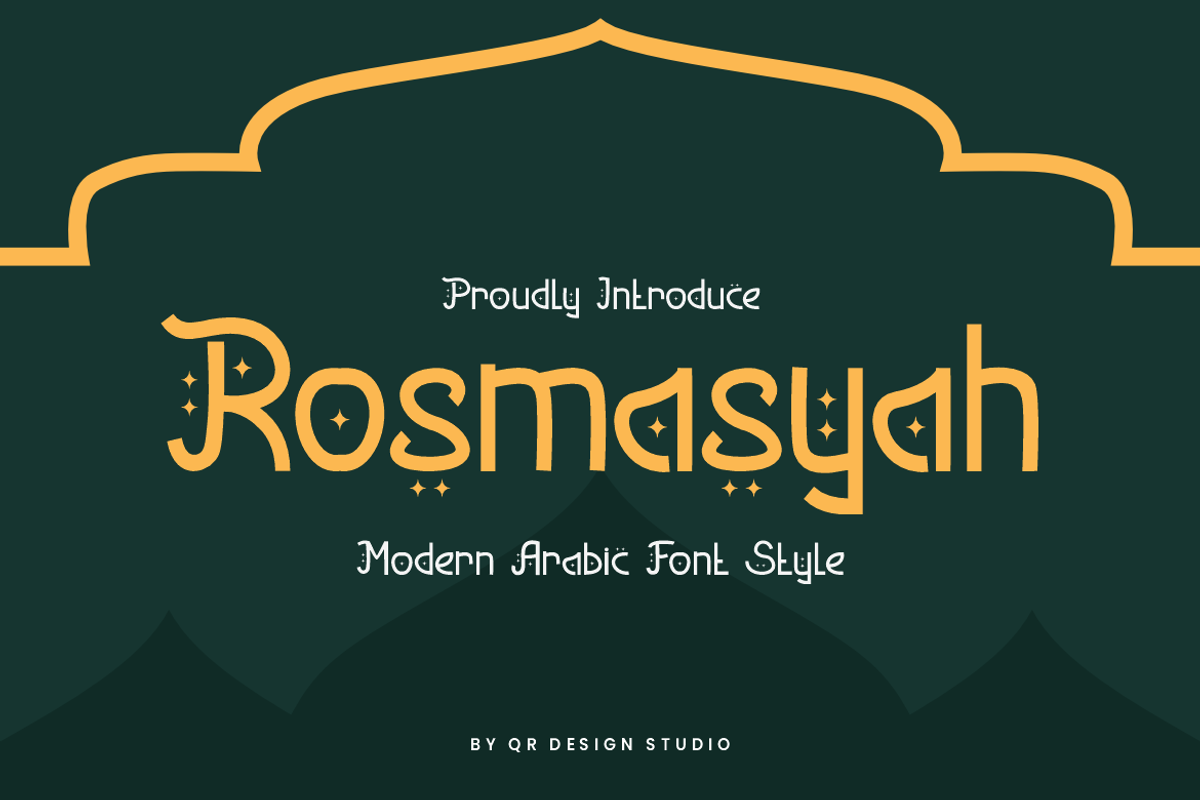 Rosmasyah - Arabic Font, a Handwritten Font by QR Design Studio (Photo 1 of 7)