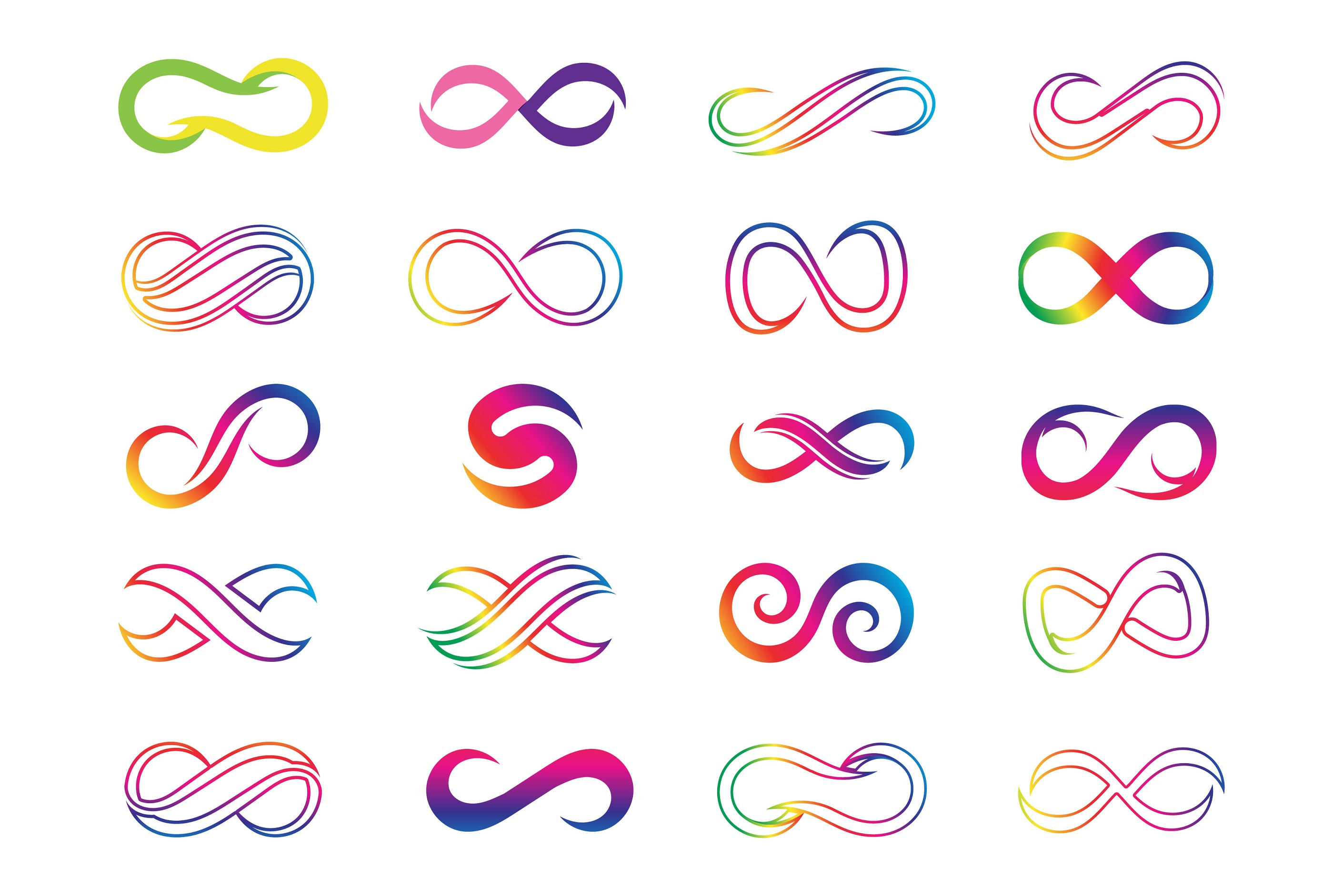 Infinity logo and symbol design v2, a Branding & Logo Template by ...