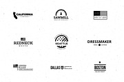 25 American Minimal Vintage Logos, a Branding & Logo Template by Mats-Peter Forss (Thumbnail 4 of 4)
