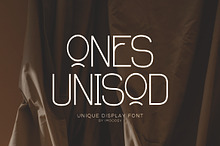 Ones Unisod - Thin Display Typeface