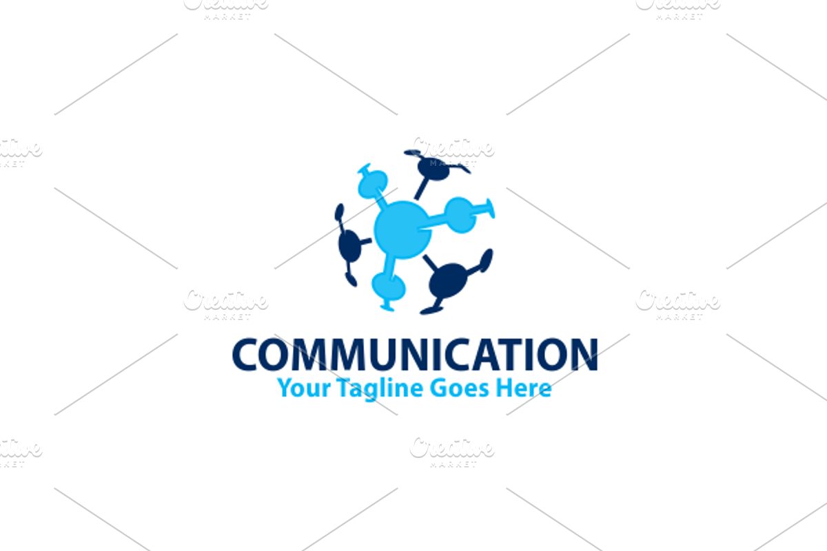 Communication Logo, a Branding & Logo Template by REDVY CREATIVE