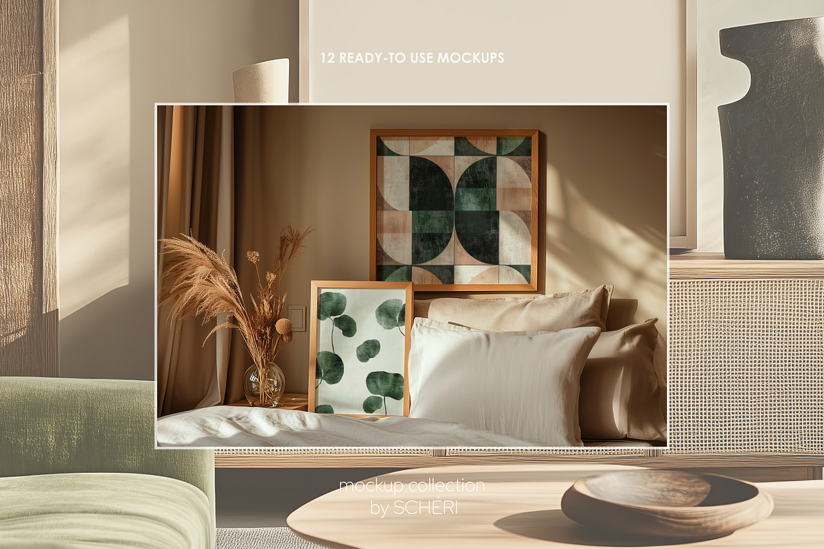 EARTHY NEUTRALS | Frame mockup set, a Household Mockup by SCHÉRI (Photo 6 of 13)