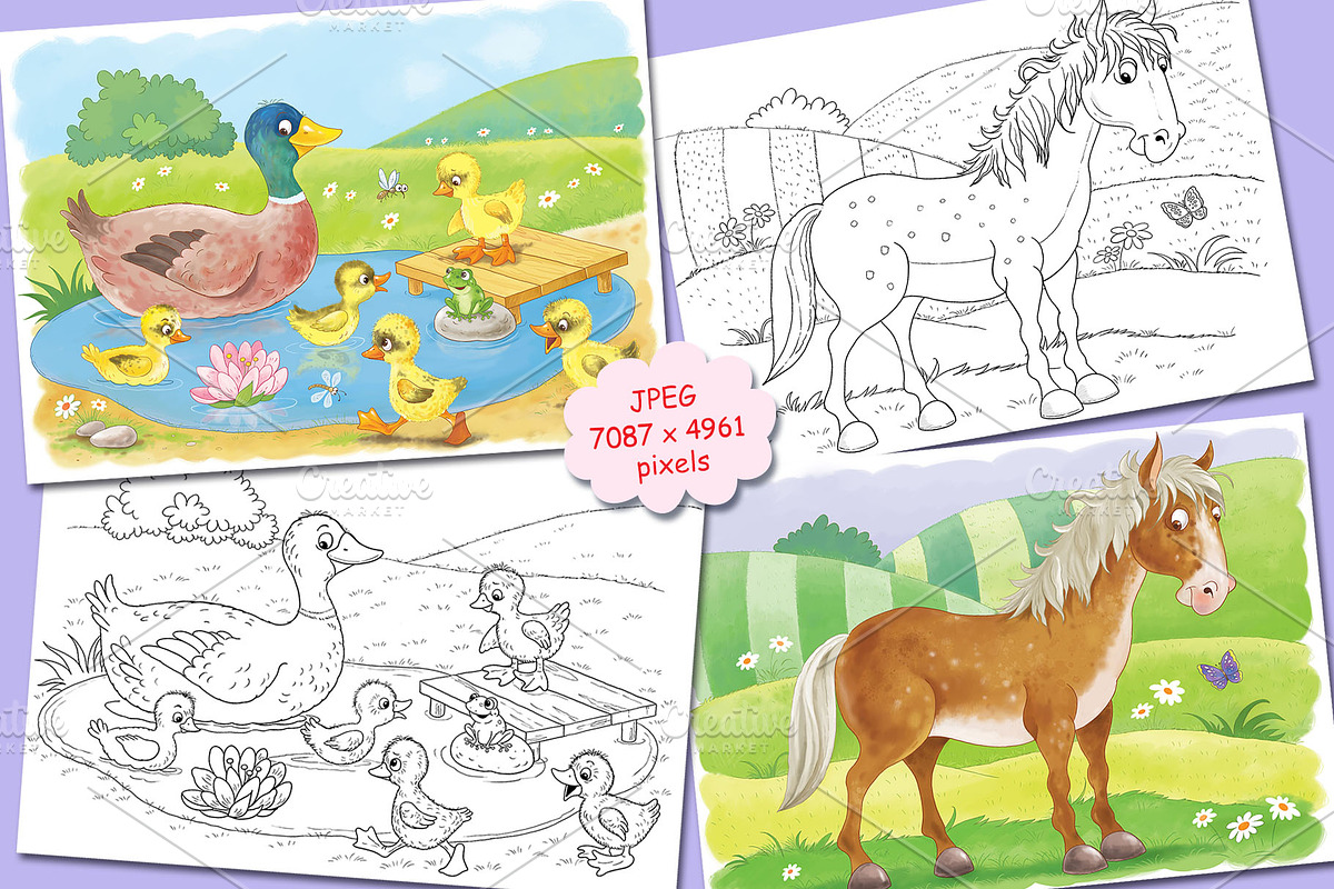At The Farm - part 2, an Animal Illustration by Haso (Photo 2 of 10)