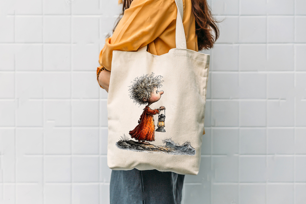 Whimsical Summer Beach Grandma, an Illustration by CreationArt (Photo 6 of 7)
