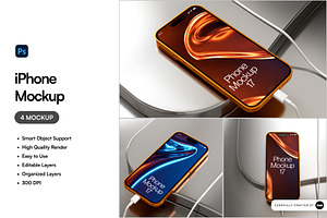 iPhone Mockup, an iPhone Mockup by SLAB! Design