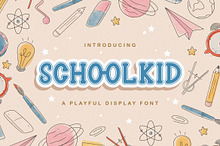 Schoolkid - Playful Display Font