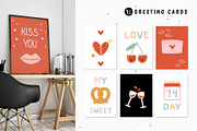 Valentine's Day set, a Person Illustration by ValeriiaFeeva (Thumbnail 4 of 9)