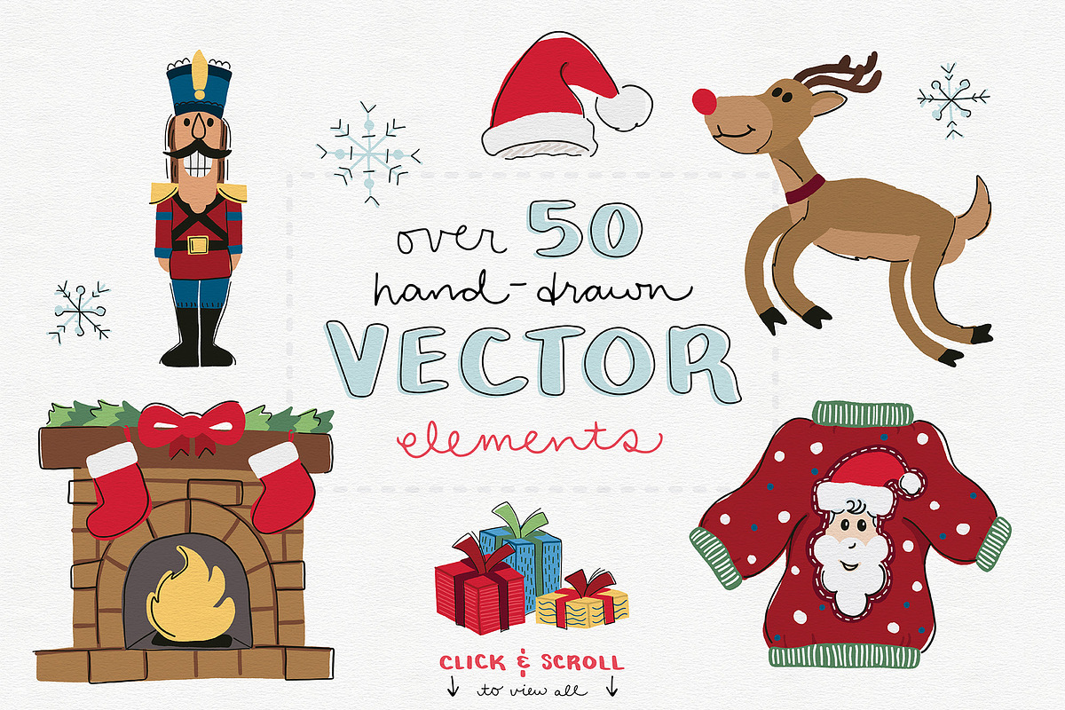 Winter Holiday Christmas Graphics, an Illustration by ILLONA GRAPHICS (Photo 2 of 6)