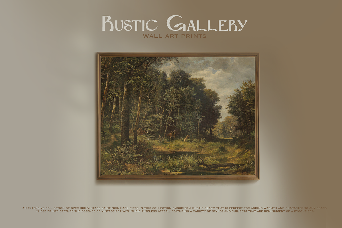 300+ Rustic Gallery Wall Art Prints, a Seasonal Illustration by Digital Museum (Photo 2 of 9)