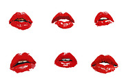 lip print valentines day png, an Illustration by CreationArt (Thumbnail 2 of 6)
