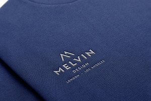 Logo Mockup Embroidered Clothing