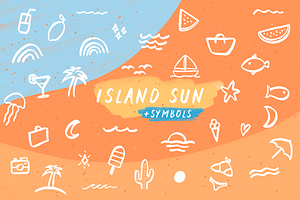 Island Sun Handwritten Marker Font