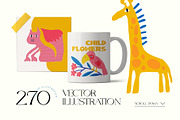 Child Flowers | Wall Art Creator, an Object Graphic by Leleka.Store (Thumbnail 11 of 16)