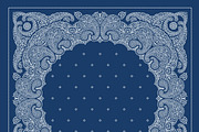 Bandanna print design set (vector), a Pattern Graphic by Bakhtiozin art graphic (Thumbnail 3 of 8)