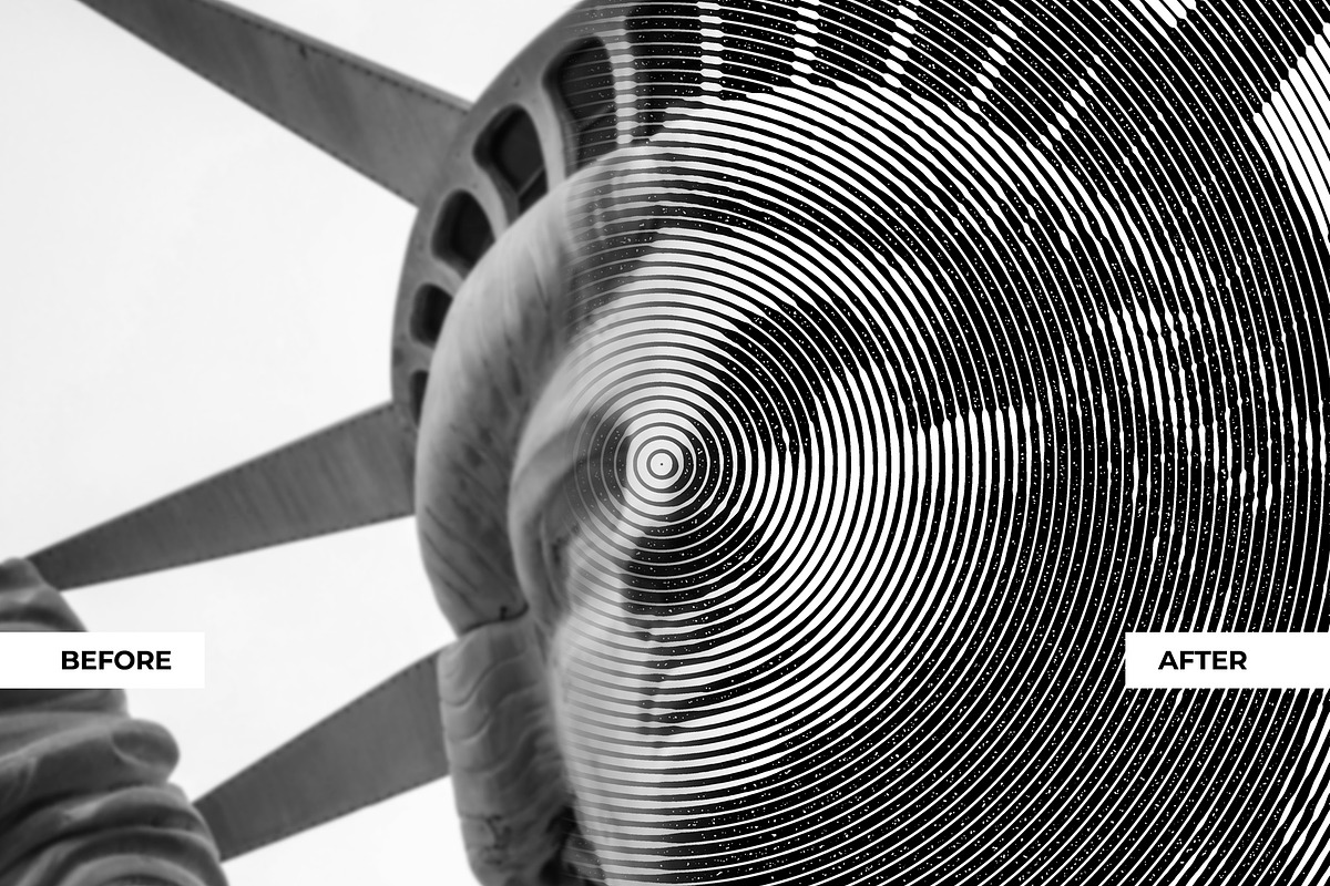 Circular Halftone Photo Effect PSD, a Layer Style Add-On by bnrcreativelab (Photo 3 of 5)