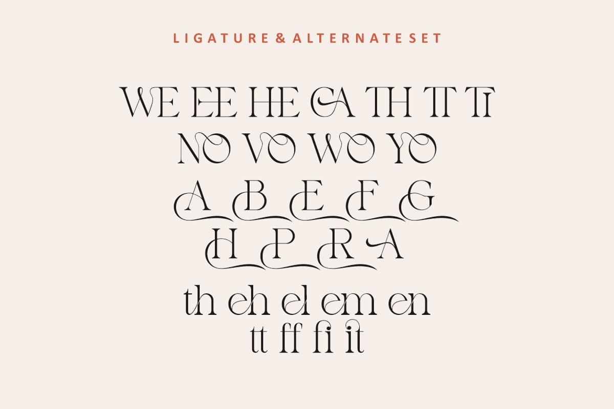 Notica Serif Font – Elegant Font, a Serif Font by HansCo Studio (Photo 9 of 10)