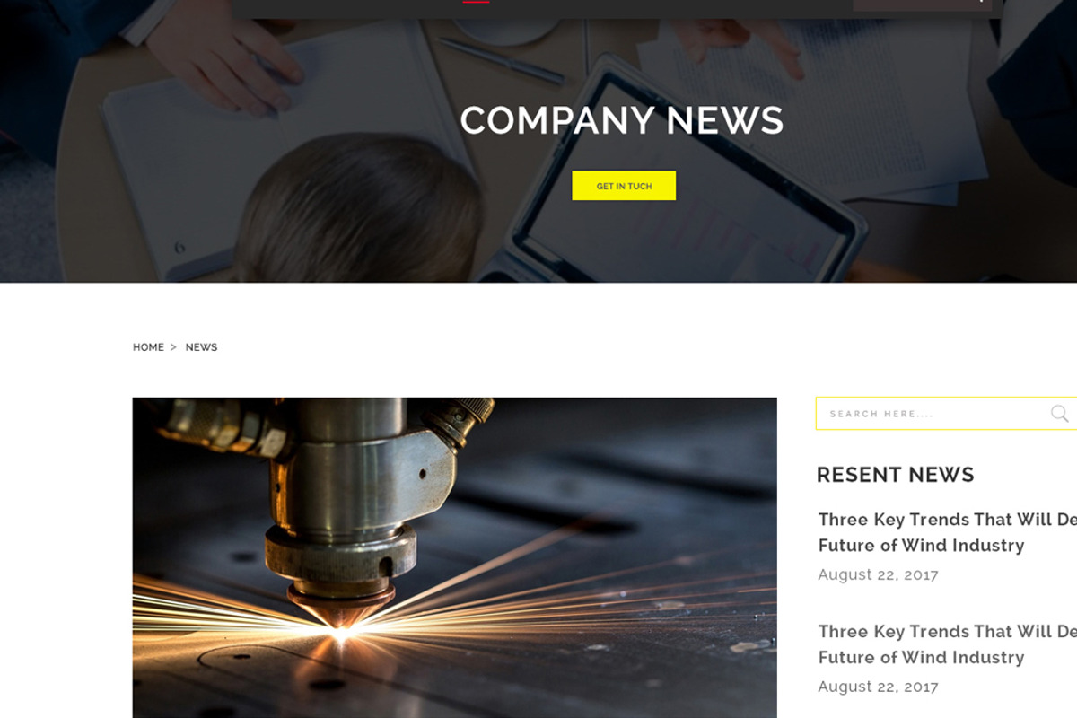Construction HTML5 Template 50% off, a Websites & App Template by Design_Space (Photo 8 of 8)