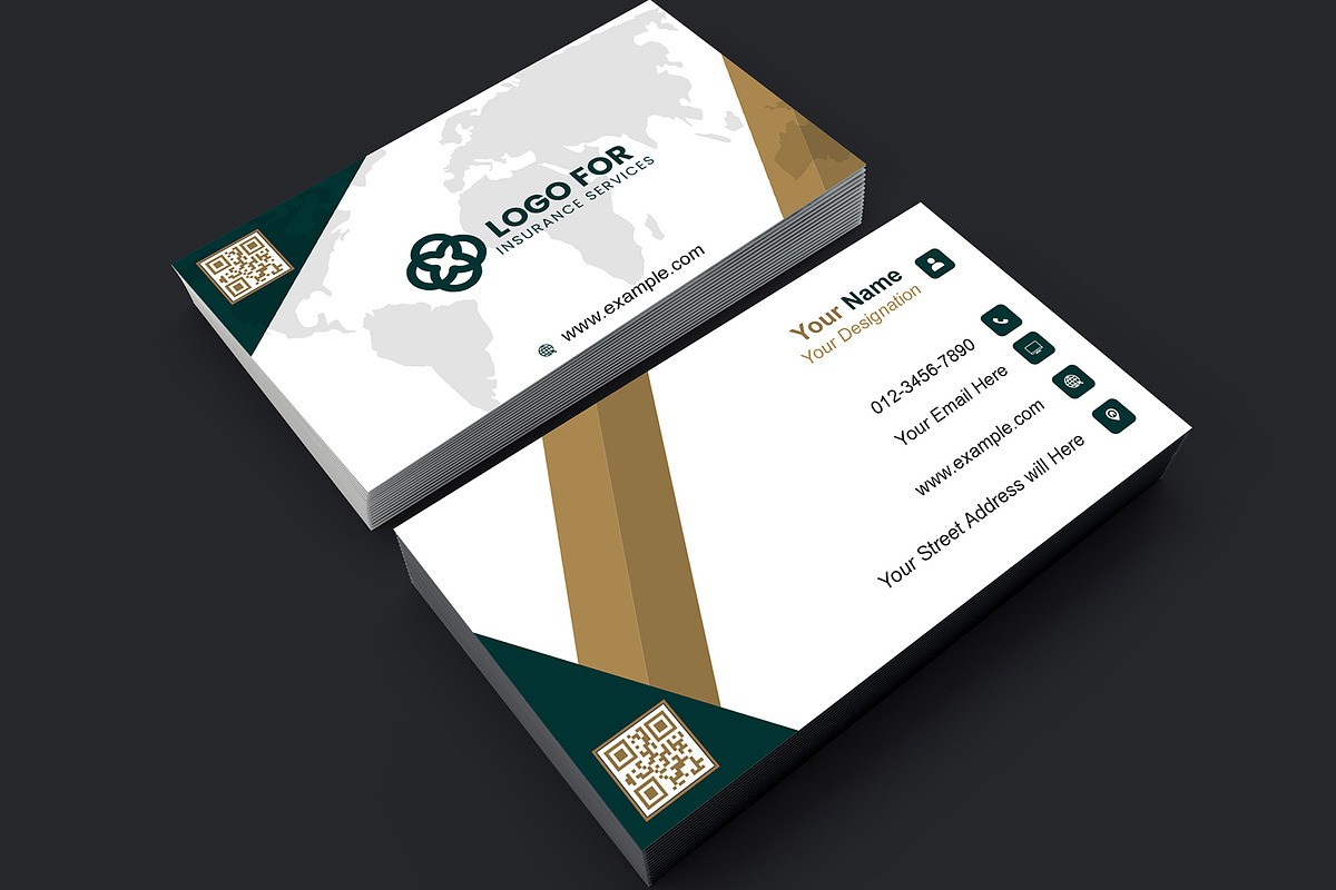 Clean Professional Business Card PSD preview 4