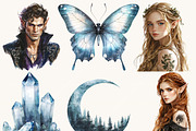 Enchanted Night Court Clipart, a Person Illustration by Design Scotch (Thumbnail 2 of 8)